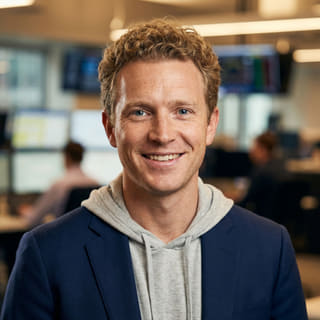 Ryan Brooks, listed as Lead Trading Analyst at Fern Kapitvale, shown in a profile image